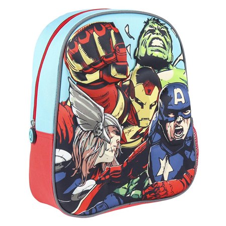 mochila infantil vingadores 3d