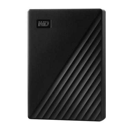 Disco rígido externo hdd wd western digital 5 tb meu passaporte usb 3.2 preto