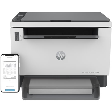 Tanque multifuncional hp laserjet monocromático 1604w a4 - 22ppm - wi-fi - wi-fi direto