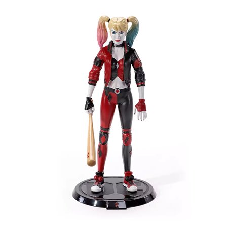 Figura a coleção nobre bendyfigs dc comics harley rebirth