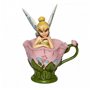 Figura enesco disney peter pan tinkerbell em flor