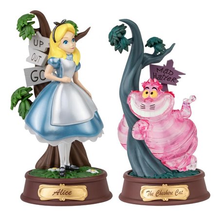 Conjunto de 2 mini figuras dstage disney alice no país das maravilhas cor especial