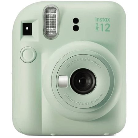 Câmera com flash Fujifilm mini instax 12 - exposição automática - verde menta