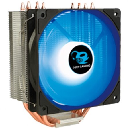 Ventilador do dissipador de calor da CPU para jogos Deep Cyclone II. para intel e amd led azul