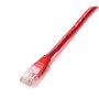 Patch cord de cabo vermelho rj45 u - utp cat6 5m vermelho