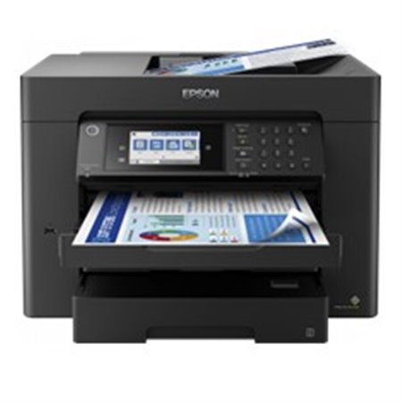 Epson jato de tinta multifuncional colorido wf - 7840dwf fax - a3 - 25ppm - usb - rede - wi-fi - wi-fi direto - duplex todas as 