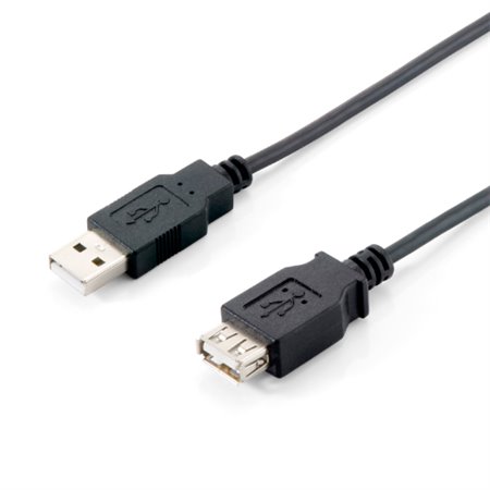 Equipar cabo de extensão usb 2.0 tipo a macho - fêmea 1,8 m