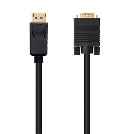 Displayport para cabo vga nanocabo 2m preto - macho - macho