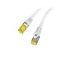 Patch cord rj45 lanberg cat.6a s - ftp lszh cu 10m fluke passou cinza