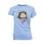 Camiseta funko pop super fofa dc mulher maravilha com corda tamanho l menina 23301