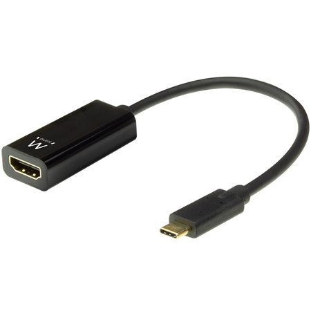 Ewent cabo adaptador usb ac hdmi 4k - 30hz macho - fêmea