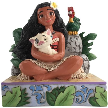 Figura enesco disney vaiana moana com pua e hei hei