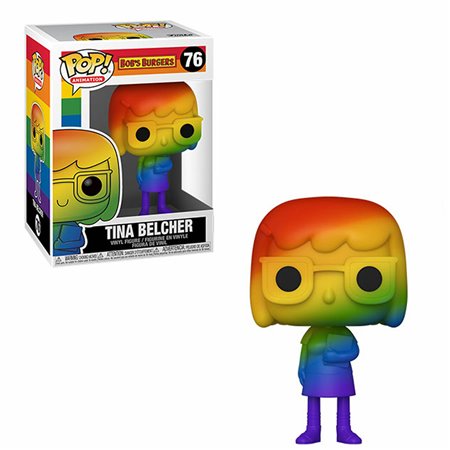 Funko Pop Animação Dia do Orgulho Tina Belcher Rainbow 56981