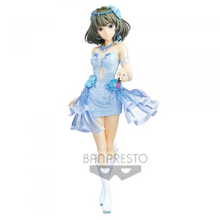 Figura banpresto idolmaster cinderela kaede takagaki elegante e maquiagem de neve