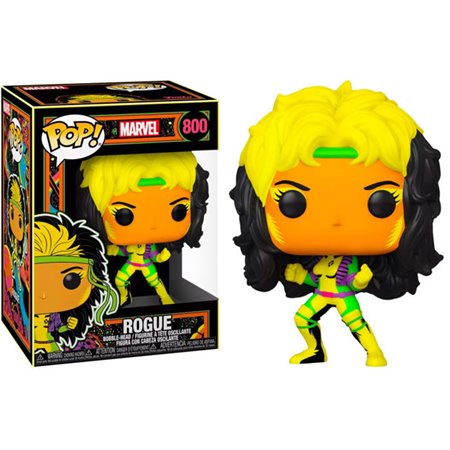 Funko Pop Marvel Black Light Rogue Multicolor Exclusivo 55164