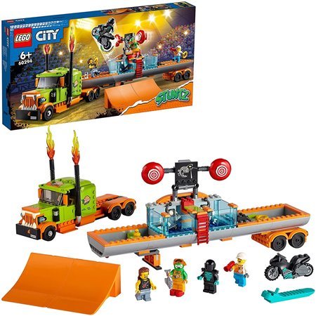 caminhão de show de acrobacias lego city