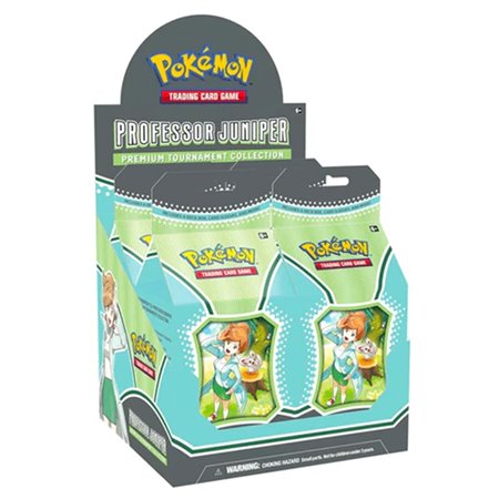 Pokémon Premium Tournament Collection Professor Juniper 4 Decks Inglês Card Game