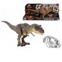 Figura Mattel Jurassic World Dino Escape Tiranossauro Rex Passos e Ataques