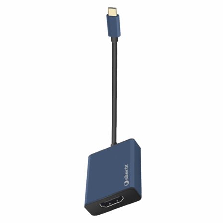 Logan prata ht tipo usb ac hdmi 4k adaptador azul marinho