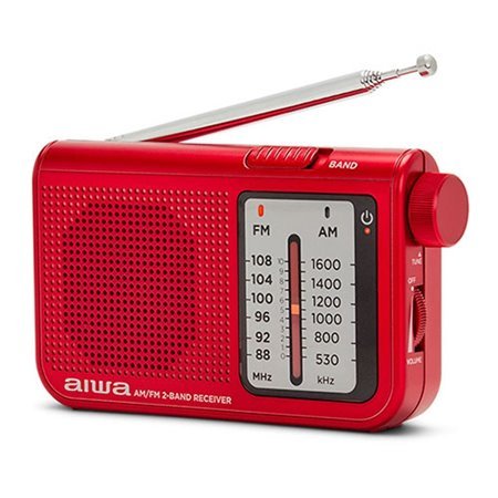 Rádio portátil aiwa rs - 55 red