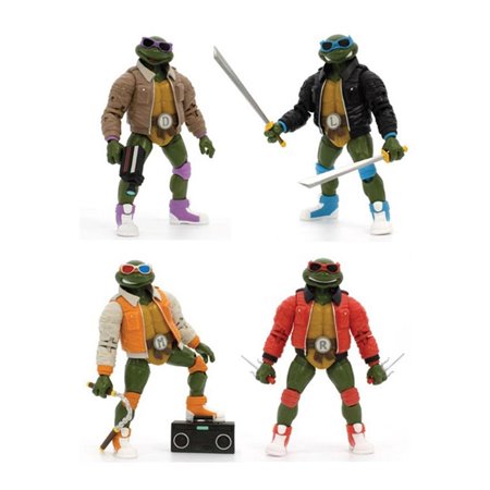 Figuras sortidas (4) os súditos leais tartarugas ninja gangue de rua 13 cm exclusivo 1