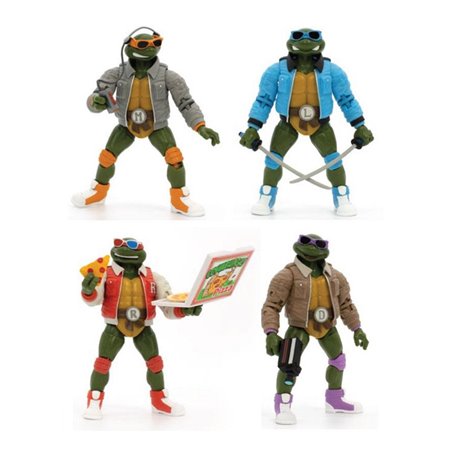 Figuras sortidas (4) os súditos leais tartarugas ninja gangue de rua 13 cm exclusivo 2