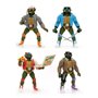 Figuras sortidas (4) os súditos leais tartarugas ninja gangue de rua 13 cm exclusivo 2