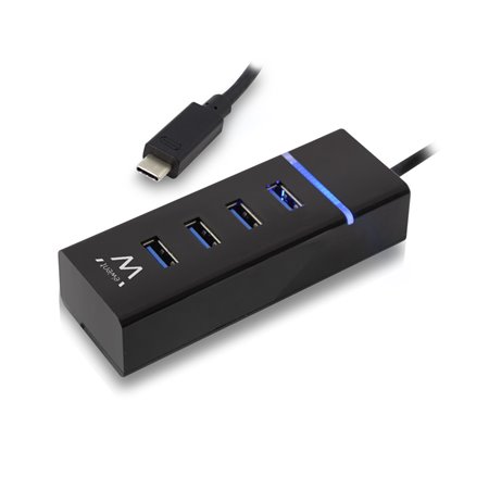 hub usb 3.2 ewent 4 portas - usb tipo c