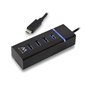 hub usb 3.2 ewent 4 portas - usb tipo c