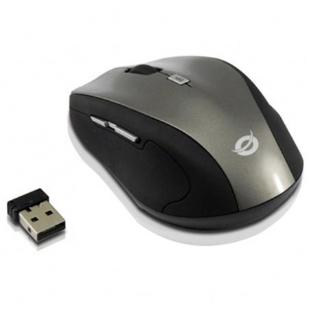 Mouse conceptronic óptico usb sem fio viagem 5 botões