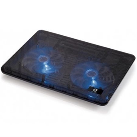 Suporte - base de resfriamento conceptronic para laptops de até 15,6 polegadas 2 ventoinhas de 125 mm