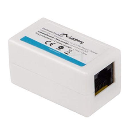 Cat6 lanberg utp rj45 fêmea - adaptador fêmea