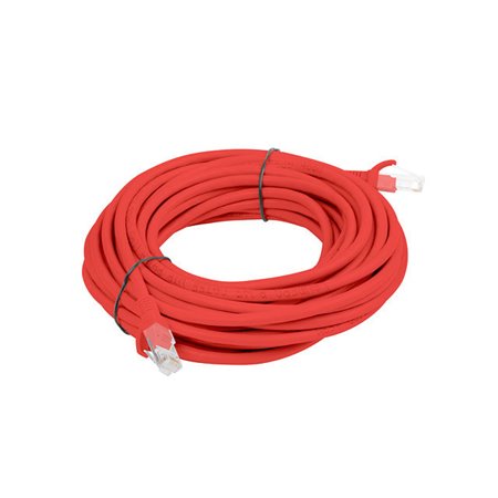 Lanberg patch cord cat.6 utp 5m vermelho