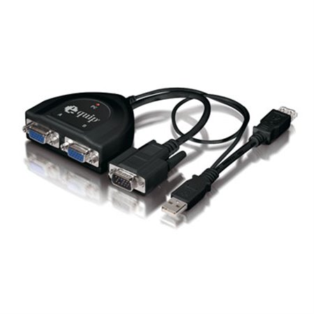 Splitter equipar vga 2 portas 450mhz alimentado por usb