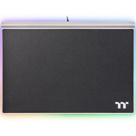 Mousepad antiderrapante Thermaltake argent mp1 rgb - 35,9 cm de largura - 25,4 cm de comprimento -