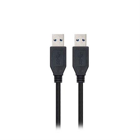 Cabo USB Nanocable 2m macho para macho 5gbps preto