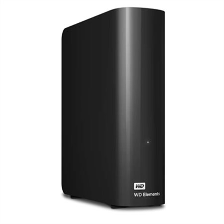 Disco rígido externo HDD WD Western Digital 12TB Elements Desktop 3,5 polegadas USB 3.0 preto