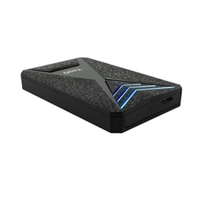 Caixa externa gaming tooq tqe - 2550bl para hdd - ssd 2.5 polegadas 9.5mm sata 3 usb 3.0 - 3.1 preto