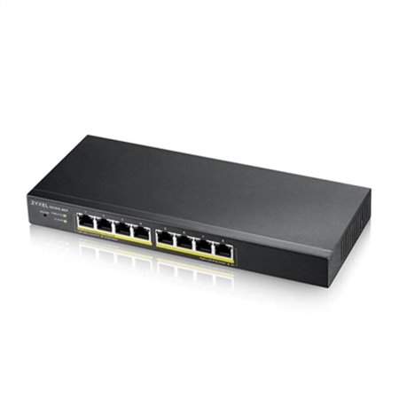 Switch 8 portas zyxel gs1915 - 8ep gigabit ethernet poe 60w nebulosa