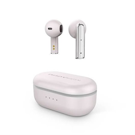 Fones de ouvido bluetooth 5.0 micro energy sistem style 4 cream - até 25h - microfone. integrado - usb - c