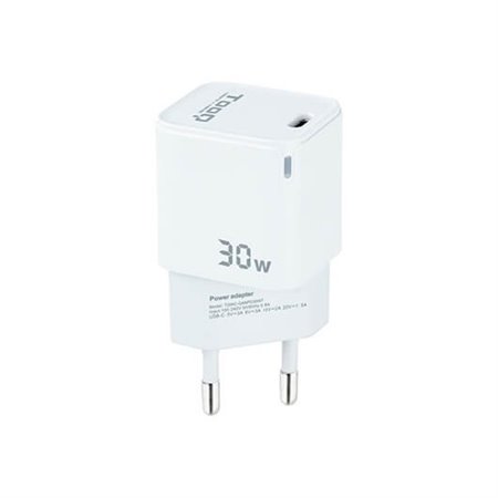 Carregador de parede tooq usb-c branco 30w