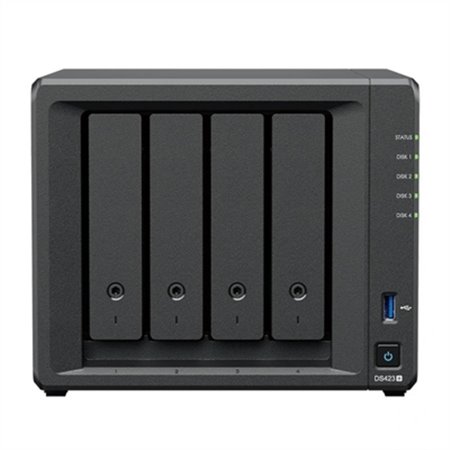 Servidor NAS synology ds423+ 2gb 4 baias gigabit ethernet raid