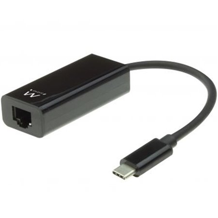 Ewent cabo adaptador usb tipo ac rj45 - macho - fêmea