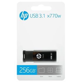 Memória usb 3.1 hp 256gb x770w preto