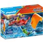 Resgate marítimo Playmobil: resgate kitsurfer com barco