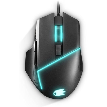 Sistema de energia do mouse para jogos esg m2 sonic 6400 dpi usb rgb led light 8 botões personalizáveis