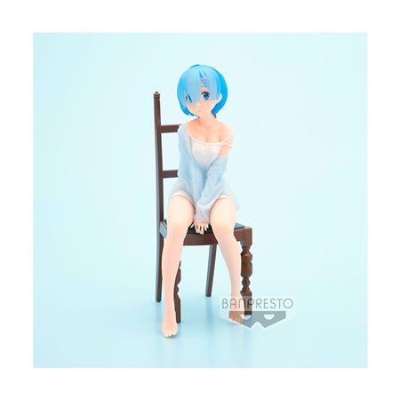 Banpresto figure re: zero iniciando a vida em outro mundo relax time rem