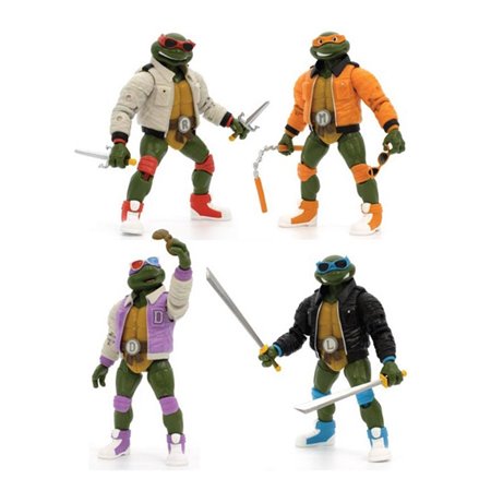 Figuras sortidas (4) os súditos leais tartarugas ninja gangue de rua 13 cm exclusivo 4