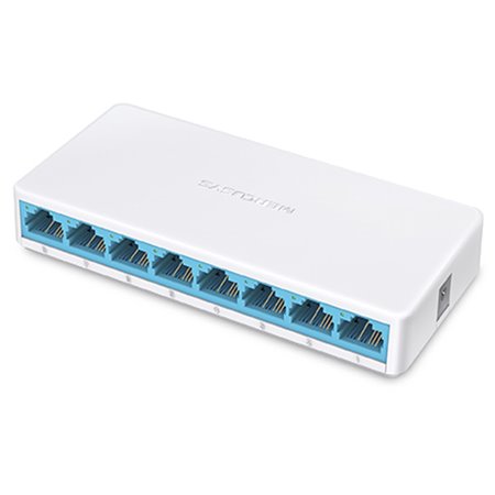 Switch mercusys ms108 8 portas - 10 - 100mbps - rj45