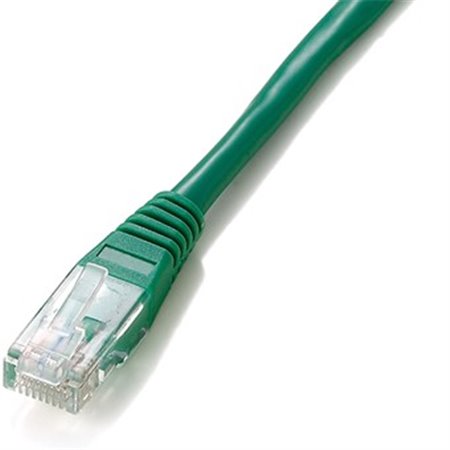 Patch cord de cabo vermelho rj45 u - utp cat6 10m verde